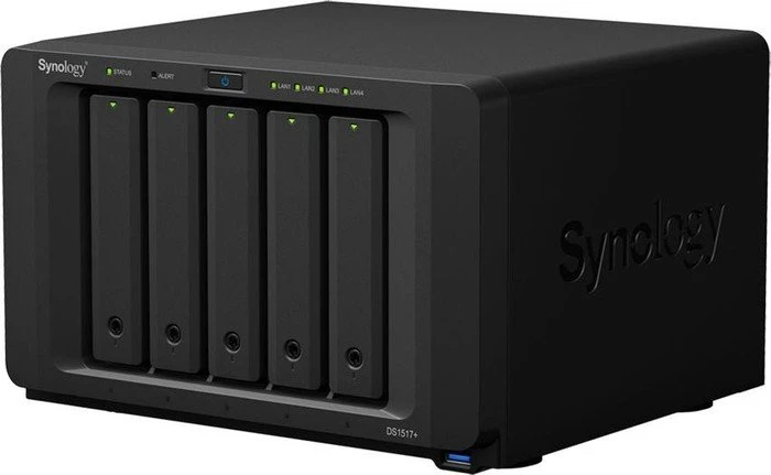 Synology DiskStation DS1517+ 10TB, 8GB RAM, 4x RJ-45 1000Base-T, 4x USB-A 3.0