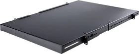 StarTech Verstellbarer Server Rack Fachboden bis 150kg, schwarz, 495mm Einbautiefe, 1HE