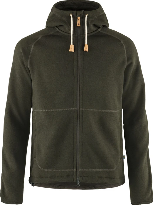 Fjällräven Övik Fleece Hoodie Funktionsjacke deep forest (Herren)