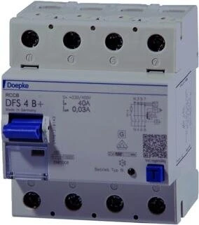 Doepke Fehlerstromschutzschalter DFS 4 040-4/0,03-B+ (09134895)