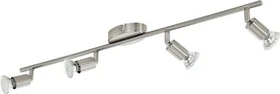 Eglo Buzz-LED Spot 3W 4-flammig nickel matt