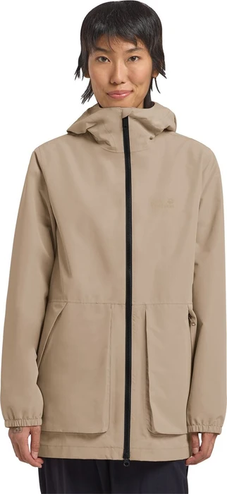 Jack Wolfskin Terraview 2L Funktionsmantel oat (Damen)