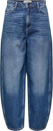 JDY Susie Barrel Fit Hose medium blue denim (Damen)