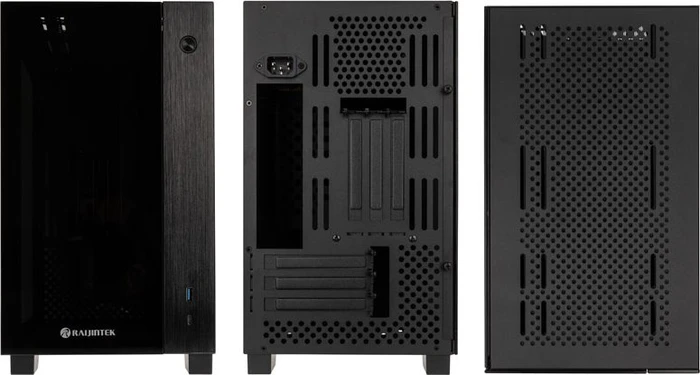 Raijintek Paean Mini, Glasfenster, Mini-ITX