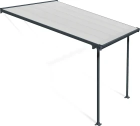 Palram Canopia Feria Terrassenüberdachung 307x300cm grau
