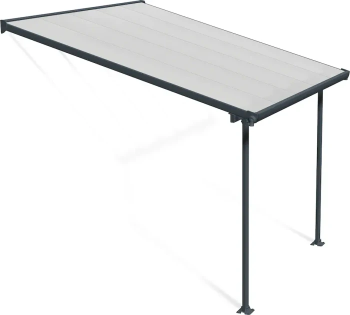 Palram Canopia Feria Terrassenüberdachung 307x300cm grau