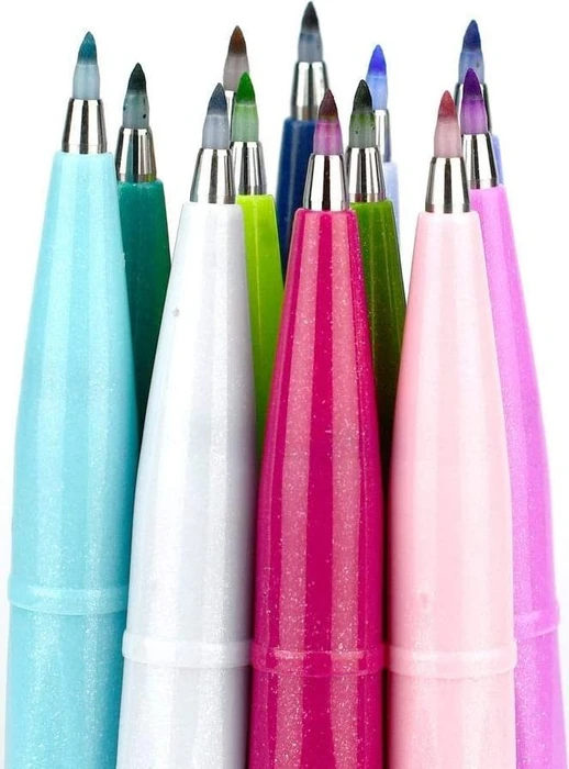 Pentel Brush Sign Pen SES15C hellgrau