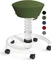 Aeris Swopper Air New Edition Bürohocker mit Rollen, Feder Standard, Gestell Alu weiß, Bezug Mesh-Gewebe grün Vorschaubild