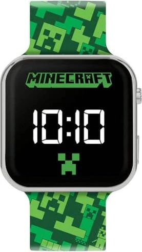 Peers Hardy Minecraft Printed LED Uhr (verschiedene Farben)