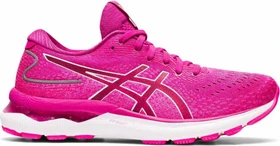 Asics Gel-Nimbus 24 fuchsia red/white (Damen)