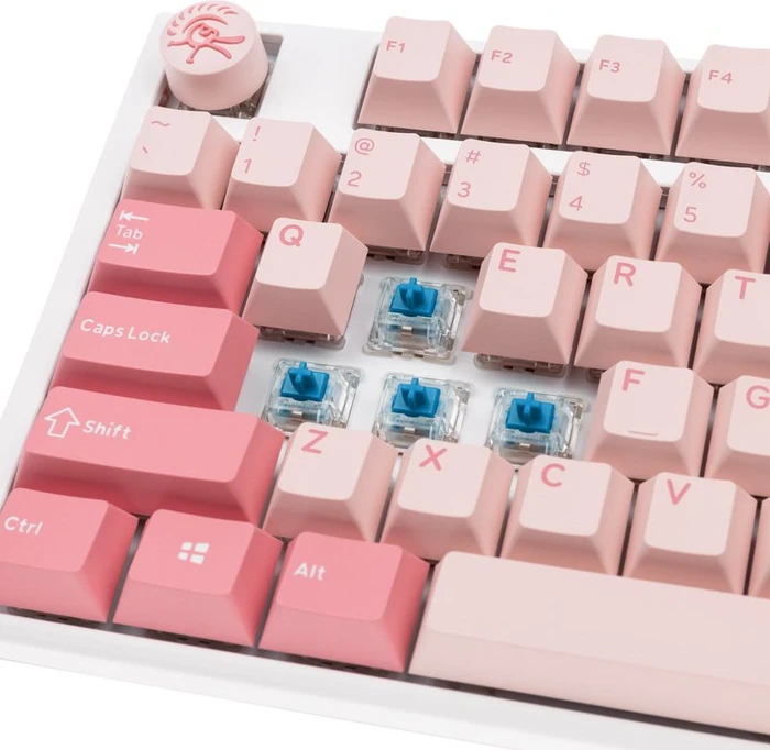 Ducky One 3, Gossamer Pink, MX BLUE, USB, US