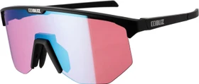 Bliz Hero Small matt black/brown w pink multi