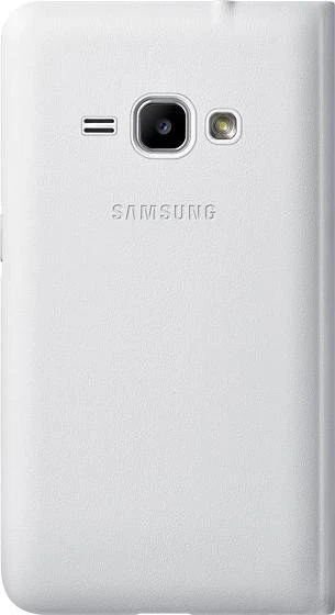 Samsung Flip Wallet für Galaxy J1 weiß