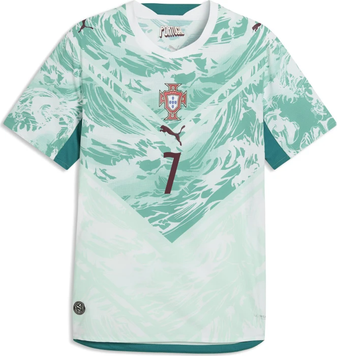 Puma FIFA WM 2026 Portugal Authentic Ronaldo Auswärtstrikot kurzarm (Herren)
