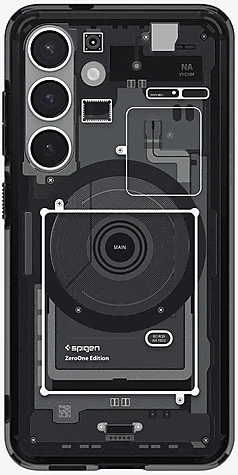 Spigen Ultra Hybrid Zero One (MagFit) für Samsung Galaxy S25 schwarz