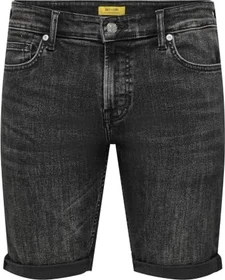 ONLY & SONS Slim Mid Ply Shorts Jeans washed black (Herren)
