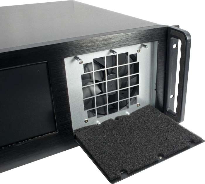 Inter-Tech IPC 4U-4460TFT, schwarz, 4HE, ATX