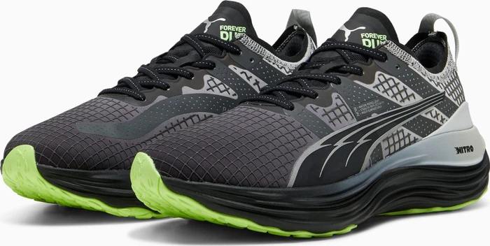 Puma ForeverRun Nitro WTR puma black/glacial gray/fizzy apple (Herren)