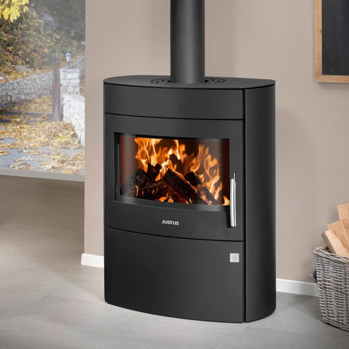 Justus Agero 2.0 Kaminofen Stahl schwarz