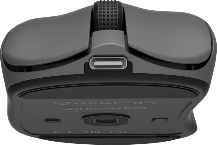Genesis Zircon 606 8k Wireless Ultra-Lightweigt Gaming Mouse, schwarz/grau, USB/Bluetooth