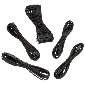 BitFenix Alchemy 3x 8-Pin PCIe Aluminum Comb Extensions Cable Kit, Verlängerungs-Kit für Netzteile, schwarz (BFA-MAK-EXTKK-RP)