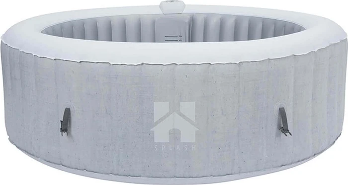 Home Deluxe Splash Whirlpool rund 208x65cm beton (17069)
