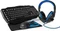 Nedis 4in1 Gaming Combo Kit, Tastatur, Headset, Maus und Mousepad, USB, US Vorschaubild