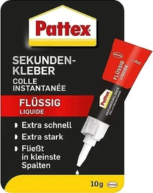 Pattex PSK3C Classic flüssig Sekundenkleber, 10g