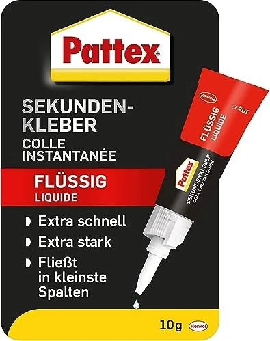 Pattex PSK3C Classic flüssig Sekundenkleber, 10g