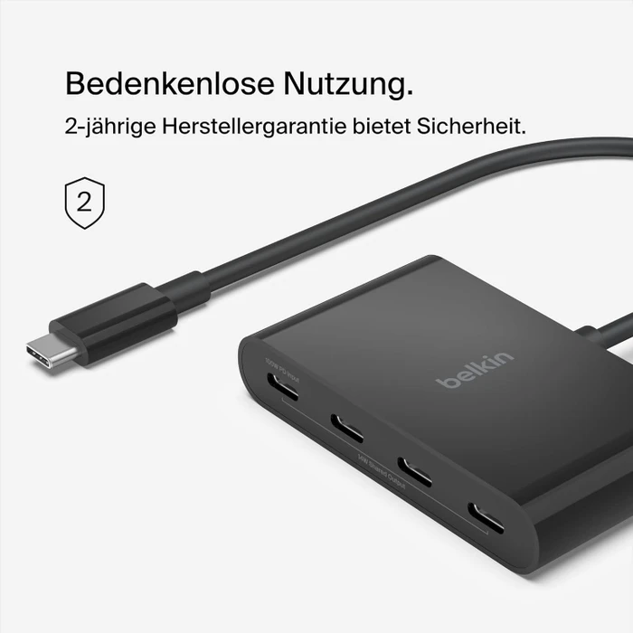 Belkin Connect USB-C-/4-Port-USB-C-Hub, USB-C 3.1 [Stecker]