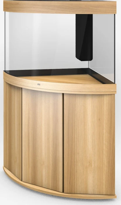 Juwel Trigon 190 LED Aquarium-Set mit Unterschrank, helles Holz/helles Holz, 190l