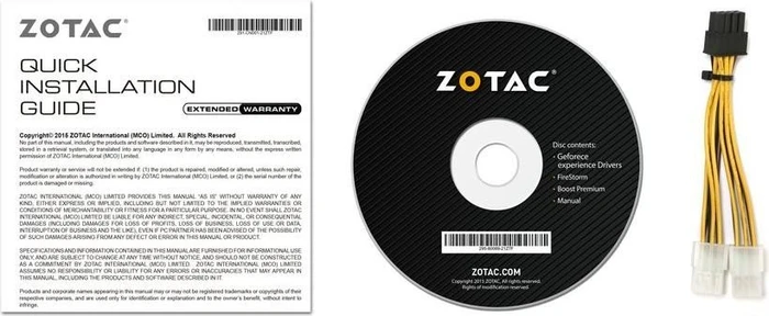 Zotac GeForce GTX 1070 Ti Mini, 8GB GDDR5, DVI, HDMI, 3x DP