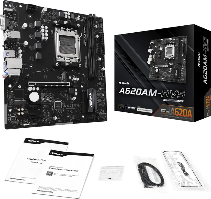 ASRock A620AM-HVS (AMD AM5)