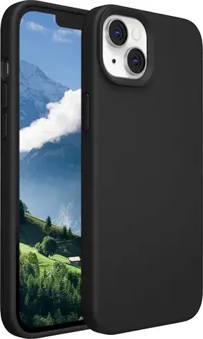 JT Berlin Liquid SilikonCase Steglitz MagSafe für Apple iPhone 15 Plus schwarz