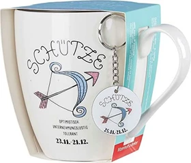 Ritzenhoff & Breker Astro Kaffeebecher Schütze mit Schlüsselanhänger 650ml