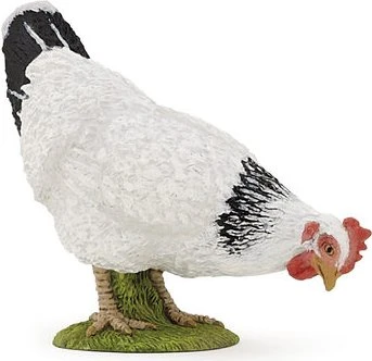 Papo Das Leben auf dem Bauernhof - Pickendes weißes Huhn