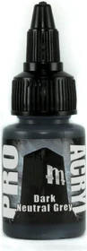 Monument Hobbies Pro Acryl Paints 044 dark neutral grey, 22ml