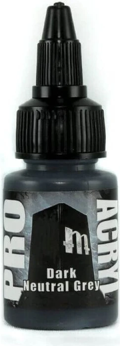 Monument Hobbies Pro Acryl Paints 044 dark neutral grey, 22ml