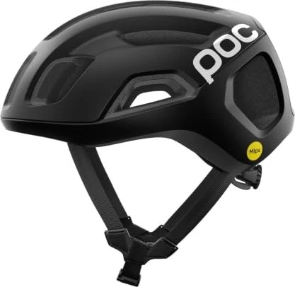 POC Ventral Air MIPS Helm uranium black matt/hydrogen white logo