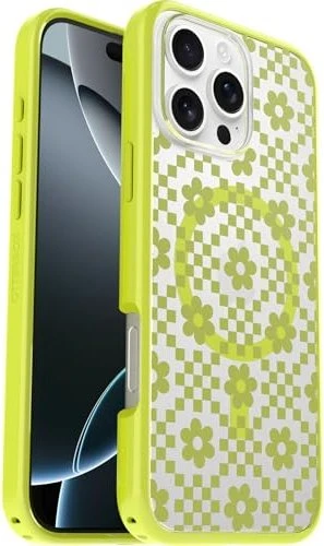 Otterbox Symmetry Clear mit MagSafe für Apple iPhone 16 Pro Max Daisy Dance