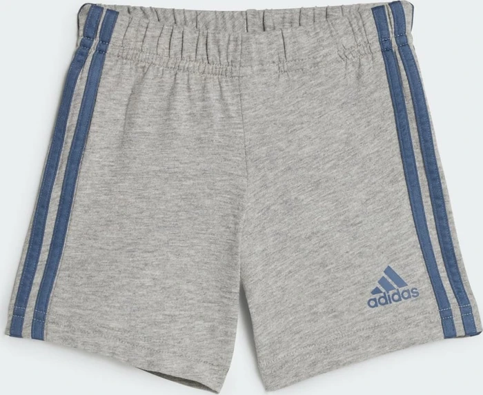 adidas Essentials Lineage Organic Cotton T-Shirt und Shorts Set preloved ink/semi green spark (Junior)
