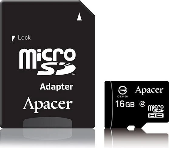Apacer 16GB Kit, Class 4