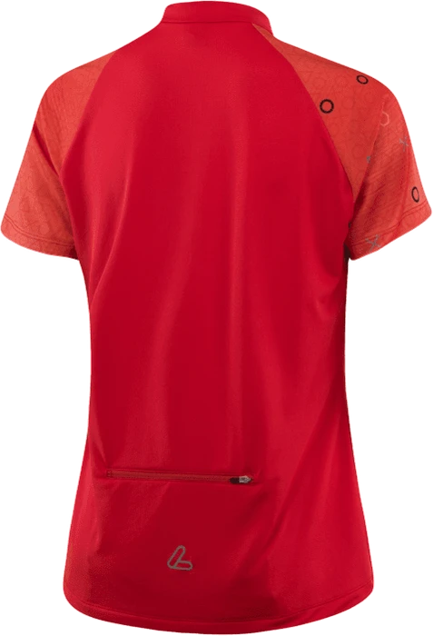 Löffler Axo Rise Half-Zip Trikot kurzarm poppy red (Damen)