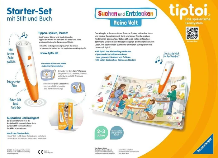 Ravensburger tiptoi Starter-Set: Stift und Buch Suchen und Entdecken Meine Welt