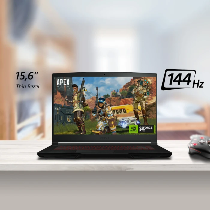 MSI GF63 Thin 12VE-087, Core i5-12450H, 16GB RAM, 512GB SSD, GeForce RTX 4050, DE