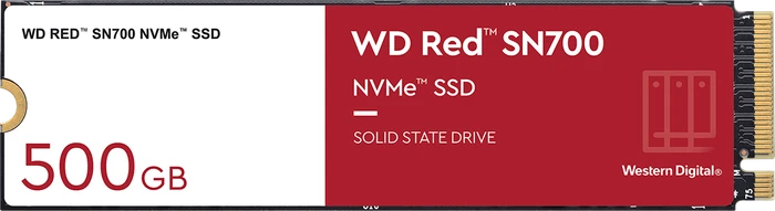 Western Digital Red SN700 NVMe NAS SSD - 1DWPD 500GB, M.2 2280 / M-Key / PCIe 3.0 x4
