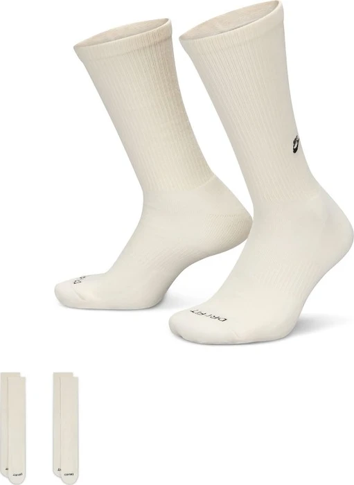 Nike Everyday Cushioned Crew Socken sail/black, 2 Paare