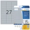 Herma Typenschildetiketten Special, 63.5x29.6mm, wetterfest, silber, matt, 10 Blatt (270 Etiketten) Vorschaubild