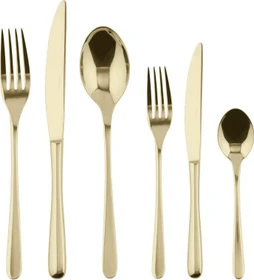 Sambonet Taste Edelstahl PVD Besteck-Set champagner, 36-tlg.
