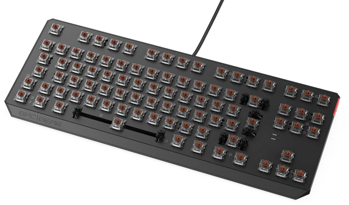 Endorfy SilentiumPC SPC Gear GK630K Tournament, LEDs RGB, Kailh BROWN, USB, DE